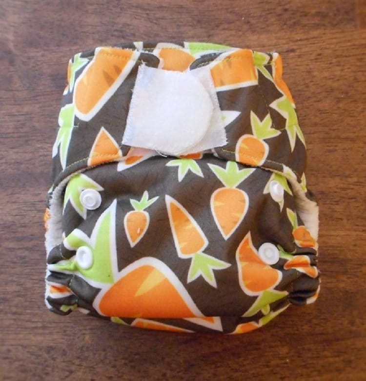 Karotten-Neugeborene Aio-Windel von Etsy - PoopsnGigglesDiapers
