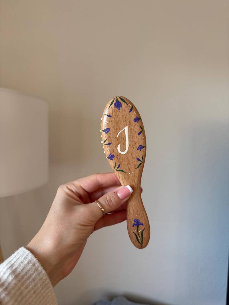 Gemalt Kinder Haarbürste Mit Name Und Design, Andenken, Geburtstagsgeschenk, Weihnachtsgeschenk von Etsy - Popppyn