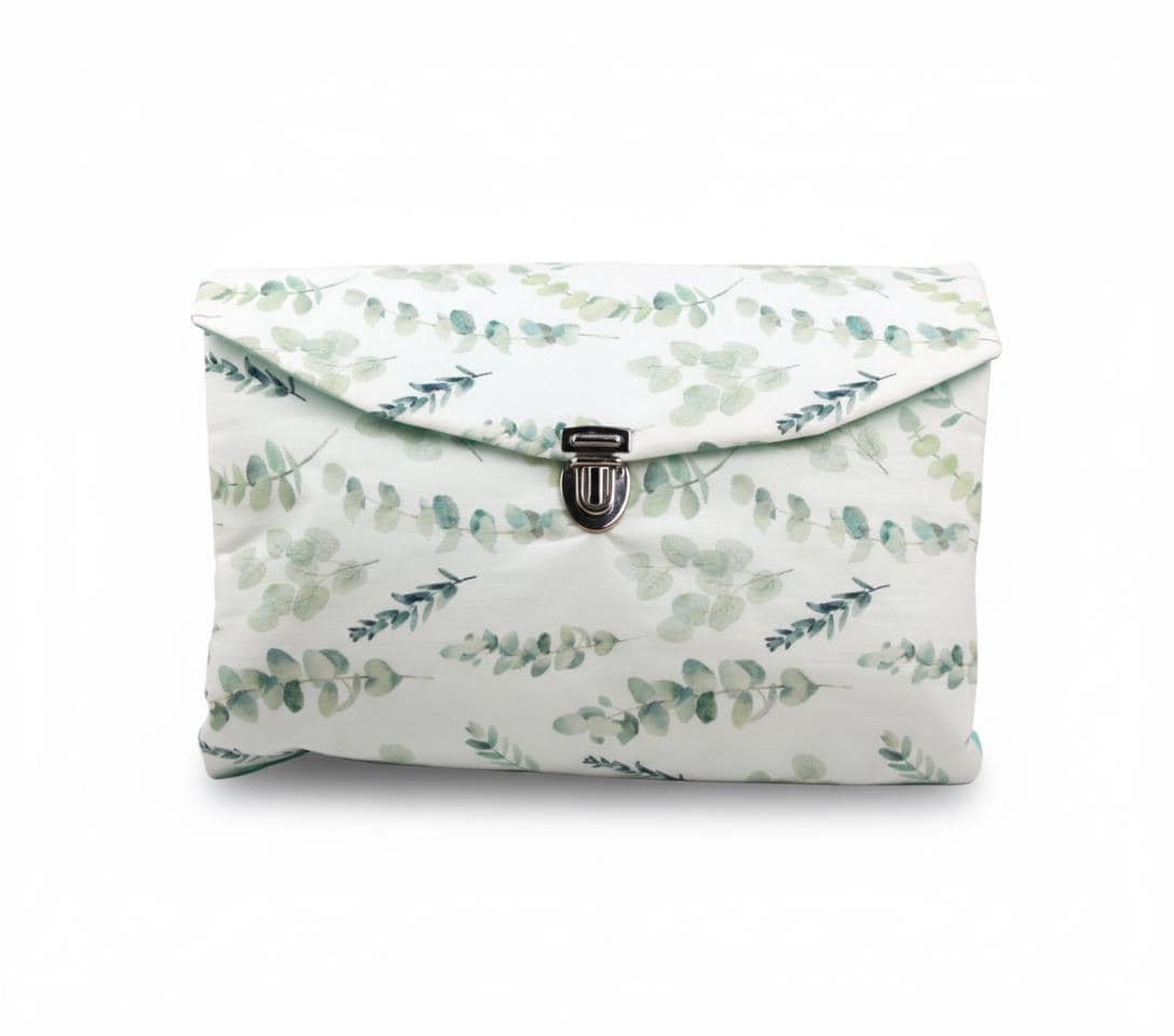 Windeltasche Eukalyptus Groß Mit Vielen Fächer, Florales Design, Geschenk Zur Geburt Für Mädchen Oder Jungen von Etsy - PoppyMoonFish