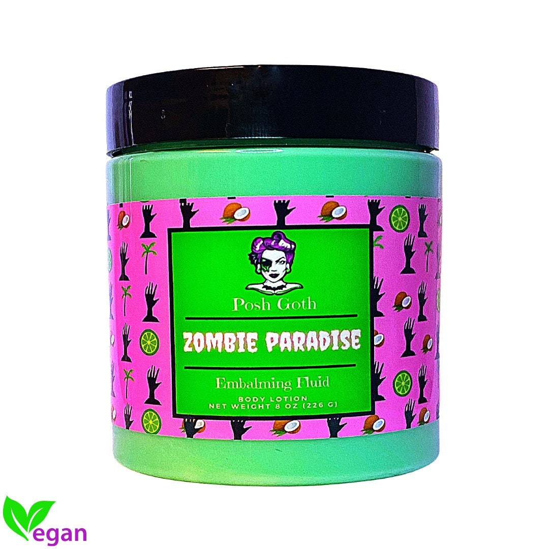 Zombie Paradise Body Lotion Mit Limetten - Und Kokosduft von Etsy - PoshGothStore