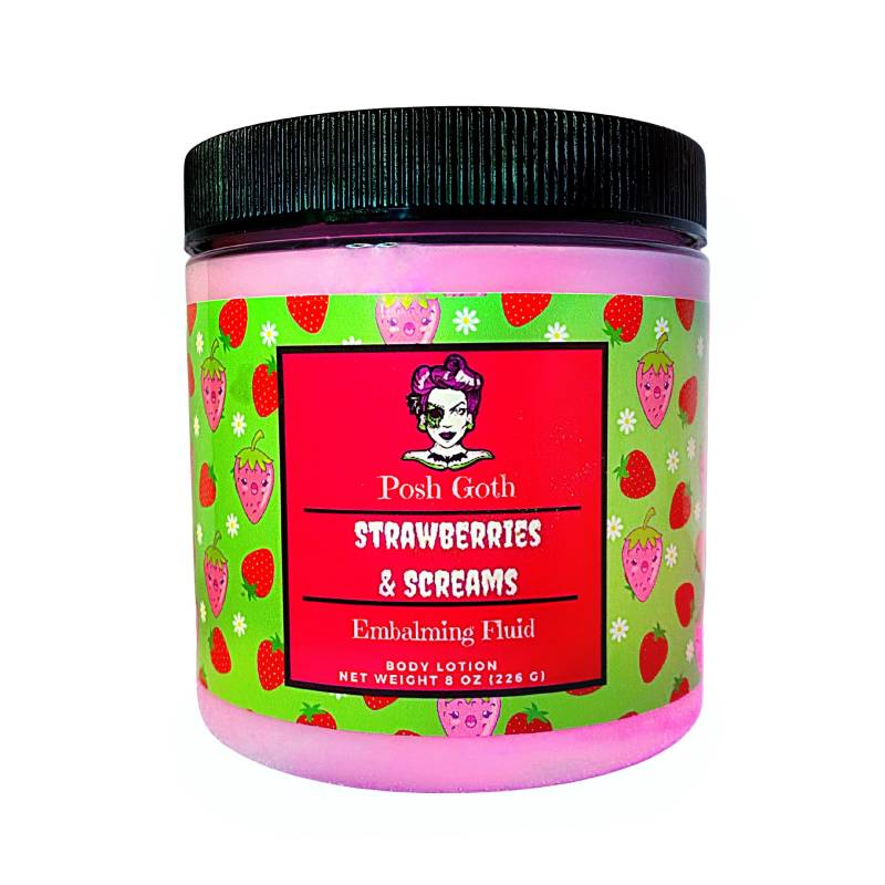 strawberries & Screams Erdbeer-Shortcake-Duft-Körperlotion von Etsy - PoshGothStore