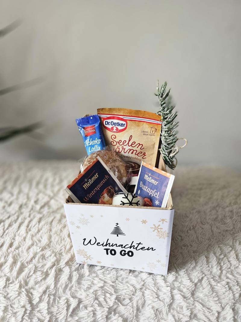 Geschenkbox "Weihnachten To Go'/Wohlfühlgeschenk Winterzeiten/Weihnachtsgeschenk/Adventsgeschenk/Weihnachtsmarkt Go/Mitbringsel Geschenkbox "Weihnachten To Go'/Wohlfühlgeschenk Winterzeiten/Weihnachtsgeschenk/Adventsgeschenk/Weihnachtsmarkt Go/Mitbringsel von Etsy - PoshyGiftbox