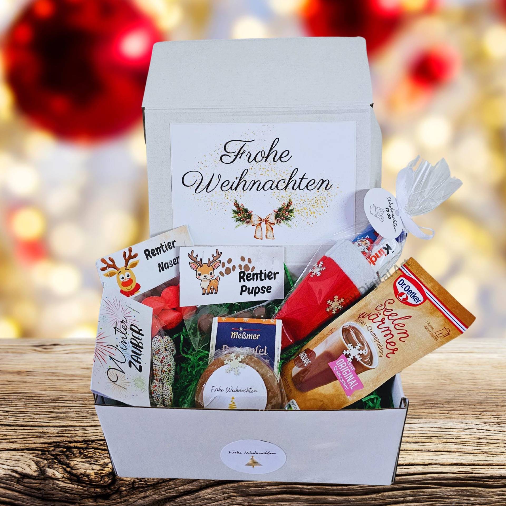 Weihnachten Geschenke Box/Adventsbox/Geschenkbox Schokolade Winterzeit/Rentierpupsen/Rentiernasen/Weihnachtsgeschenk/Frohe Weihnachten Geschenke Box/Adventsbox/Geschenkbox Schokolade Winterzeit/Rentierpupsen/Rentiernasen/Weihnachtsgeschenk/Frohe von Etsy - PoshyGiftbox
