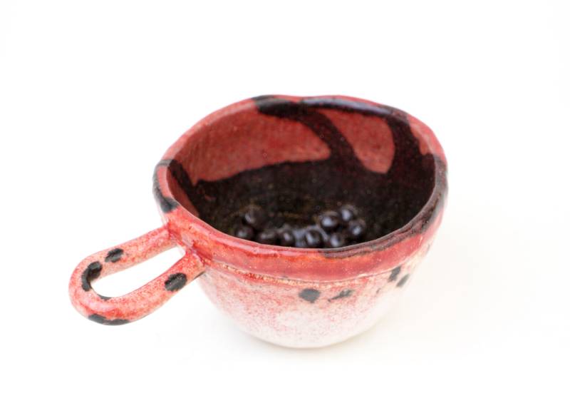 Rasierschale, Handgemachte Keramik Rasierschale Tasse, Rot, Runde Ornamente Geschenk Für Vater von Etsy - PotterAsh