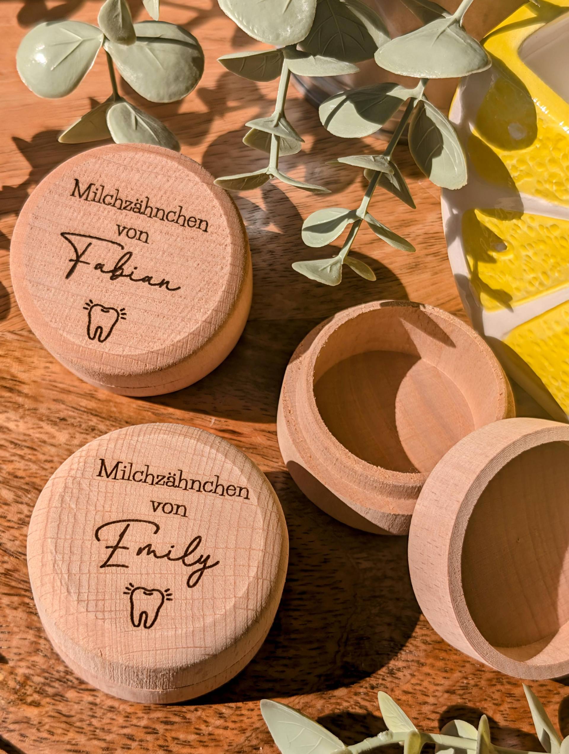 Zahndose Holz Personalisiert | Milchzahndose Mit Gravur Name Individuell Geschenk Für Kinder Zahnbox 5, 5x3 cm von Etsy - PrecisionCustomBeam