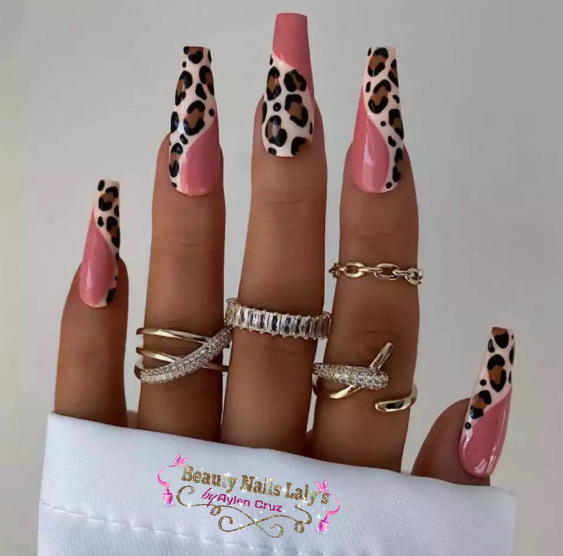 Rosa Tiermuster/Aufpressen Rosa Tiermuster/Aufpressen von Etsy - PressOnLalys