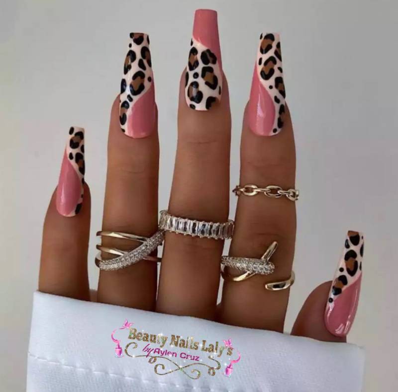 Rosa Tiermuster/Aufpressen von Etsy - PressOnLalys