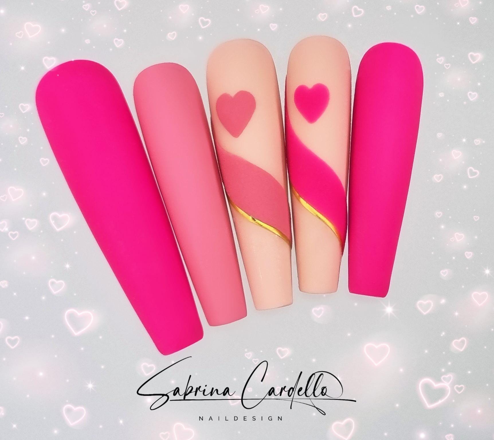 Heart Waves in Verschiedenen Formen Und Längen Wiederverwendbare Press On Nails Heart Waves in Verschiedenen Formen Und Längen Wiederverwendbare Press On Nails von Etsy - PressOnNailsSC