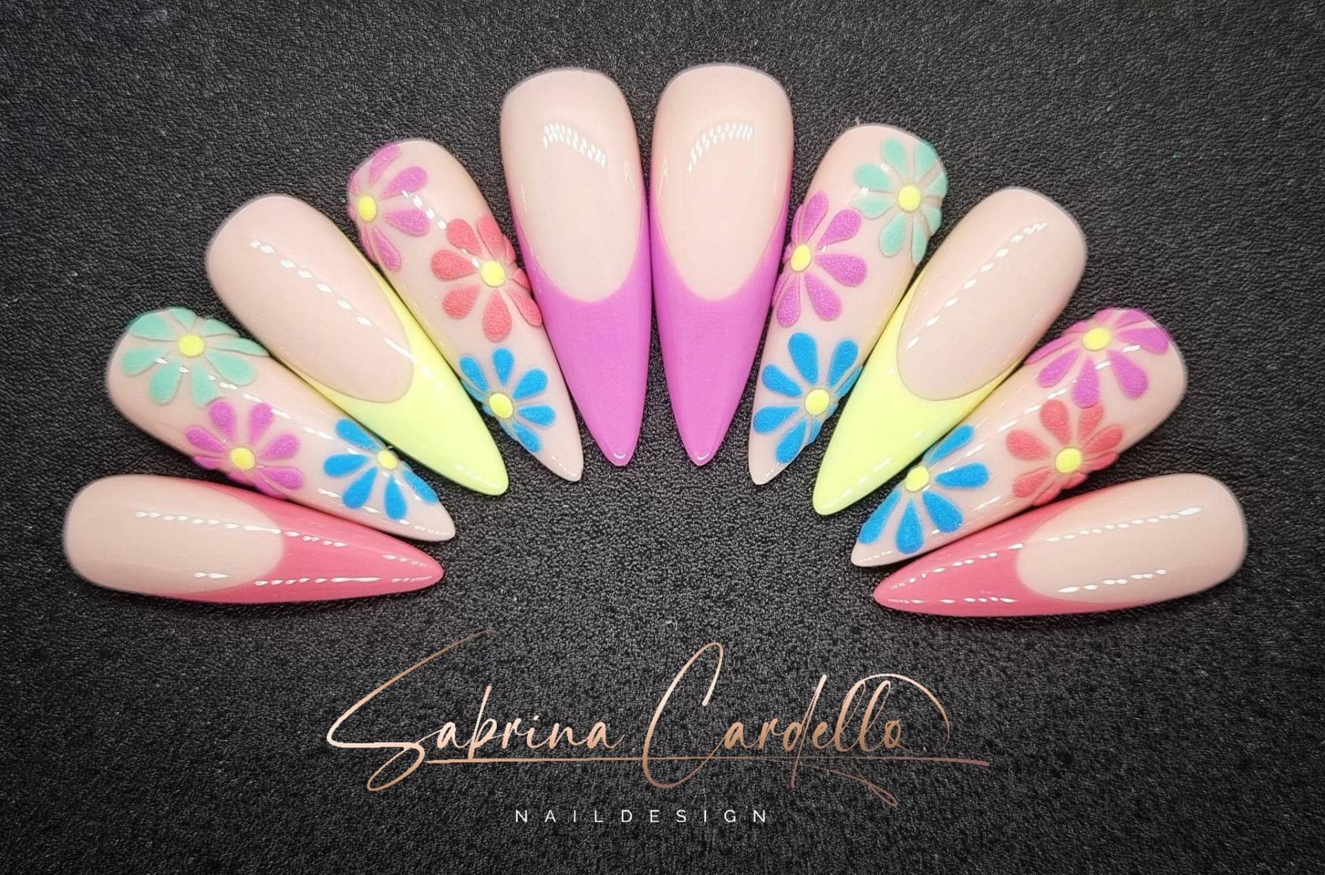 Pastell Flowers in Verschiedenen Formen Und Längen Wiederverwendbare Press On Nails Pastell Flowers in Verschiedenen Formen Und Längen Wiederverwendbare Press On Nails von Etsy - PressOnNailsSC
