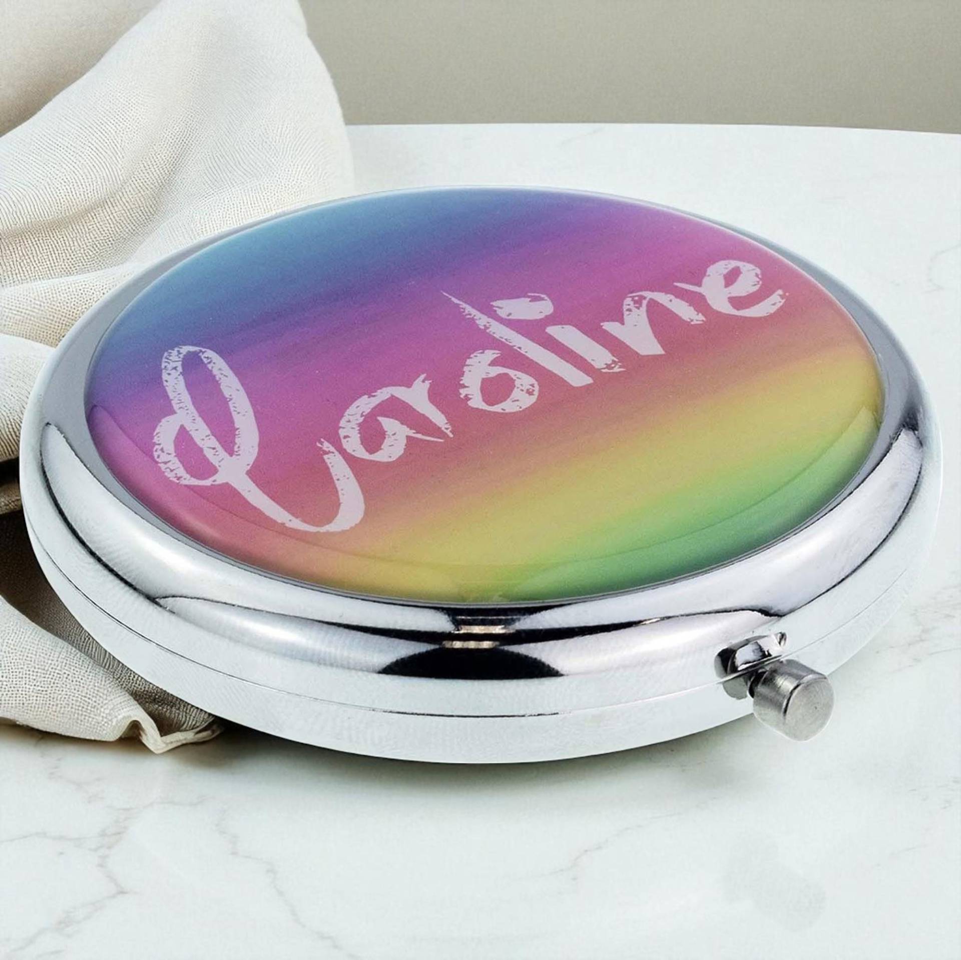 Fading Colors Personalisierter Name Handtaschen Spiegel | Tolles Muttertagsgeschenk Fading Colors Personalisierter Name Handtaschen Spiegel | Tolles Muttertagsgeschenk von Etsy - PrestigeGiftware
