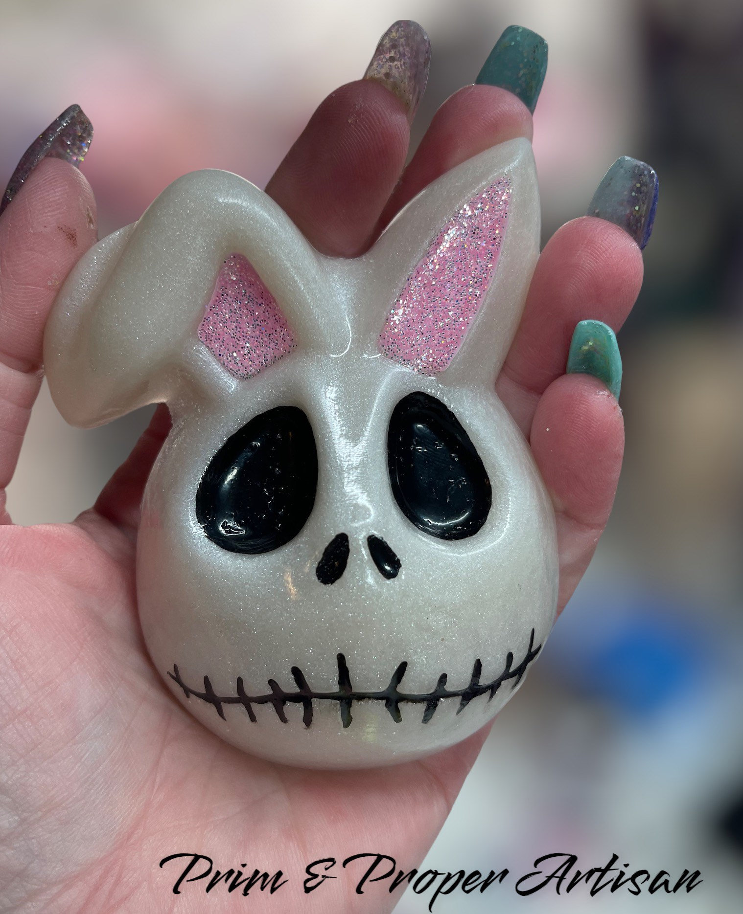 Schädel Osterhase. Osternagelfaser. Nailfie Prop. Ostern Nagelfaser Osternägel. Glow in The Dark Nailfie Prop. Glow Schädel Osterhase. Osternagelfaser. Nailfie Prop. Ostern Nagelfaser Osternägel. Glow in The Dark Nailfie Prop. Glow von Etsy - PrimandProperArtisan
