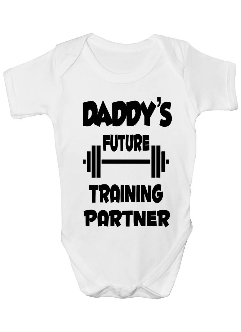 Daddy Es Future Training Partner Jungen Mädchen Baby Babygrow von Etsy - Print4ustore