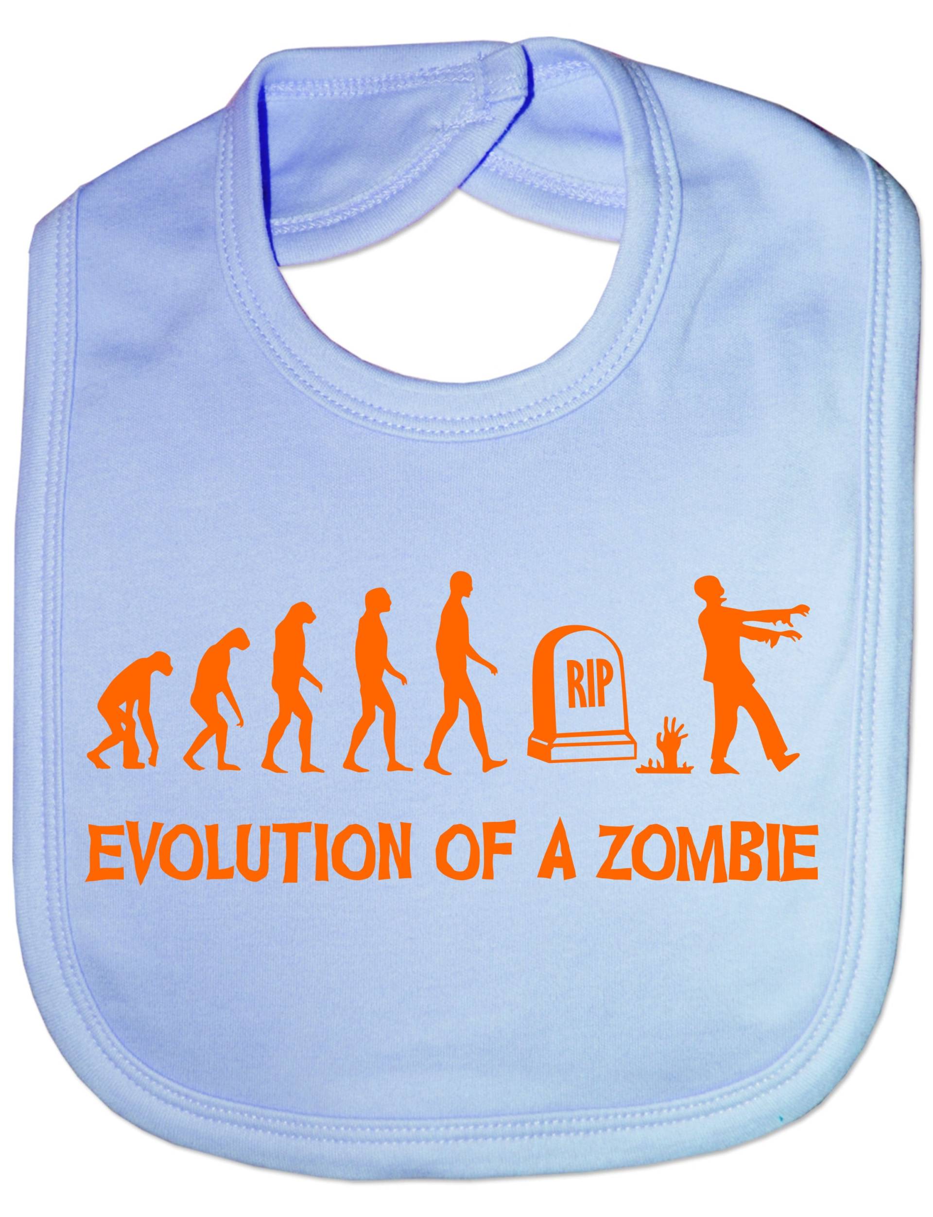 Evolution Eines Zombie Halloween Lustige Fütterung Lätzchen Neue Baby Taufe Geschenk von Etsy - Print4ustore