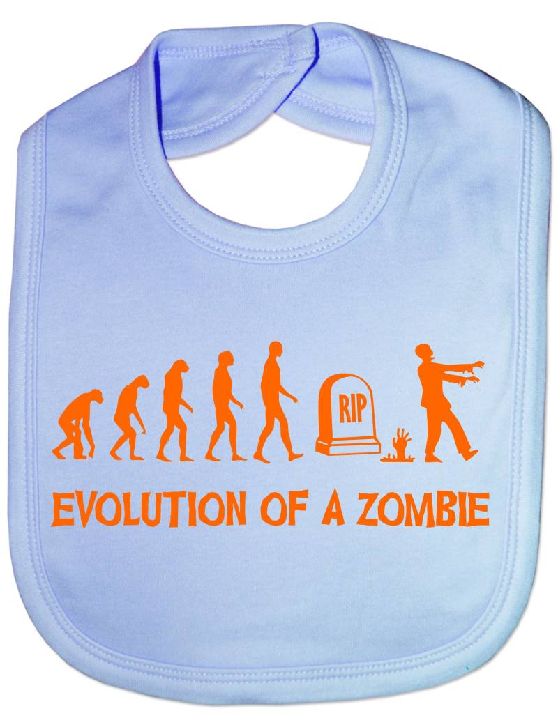 Evolution Eines Zombie Halloween Lustige Fütterung Lätzchen Neue Baby Taufe Geschenk von Etsy - Print4ustore