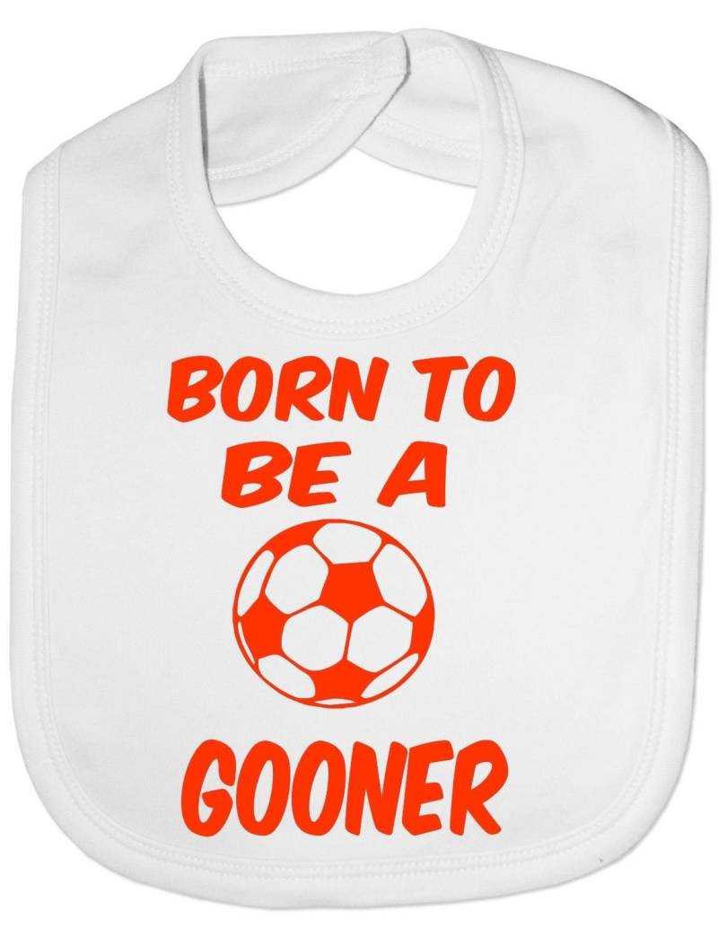Geboren, Um Ein Gooner Arsenal Lustige Baby Kleinkind Neugeborenen Lätzchen Geschenk Zu Sein von Etsy - Print4ustore