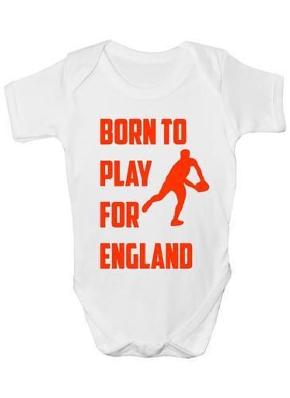 Geboren, Um Für England Rugby Lustige Baby Body Weste Kleidung Geschenk Zu Spielen von Etsy - Print4ustore