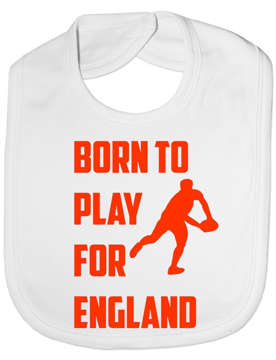 Geboren, Um Für England Rugby Lustige Baby Kleinkind Neugeborenen Lätzchen Geschenk Zu Spielen von Etsy - Print4ustore