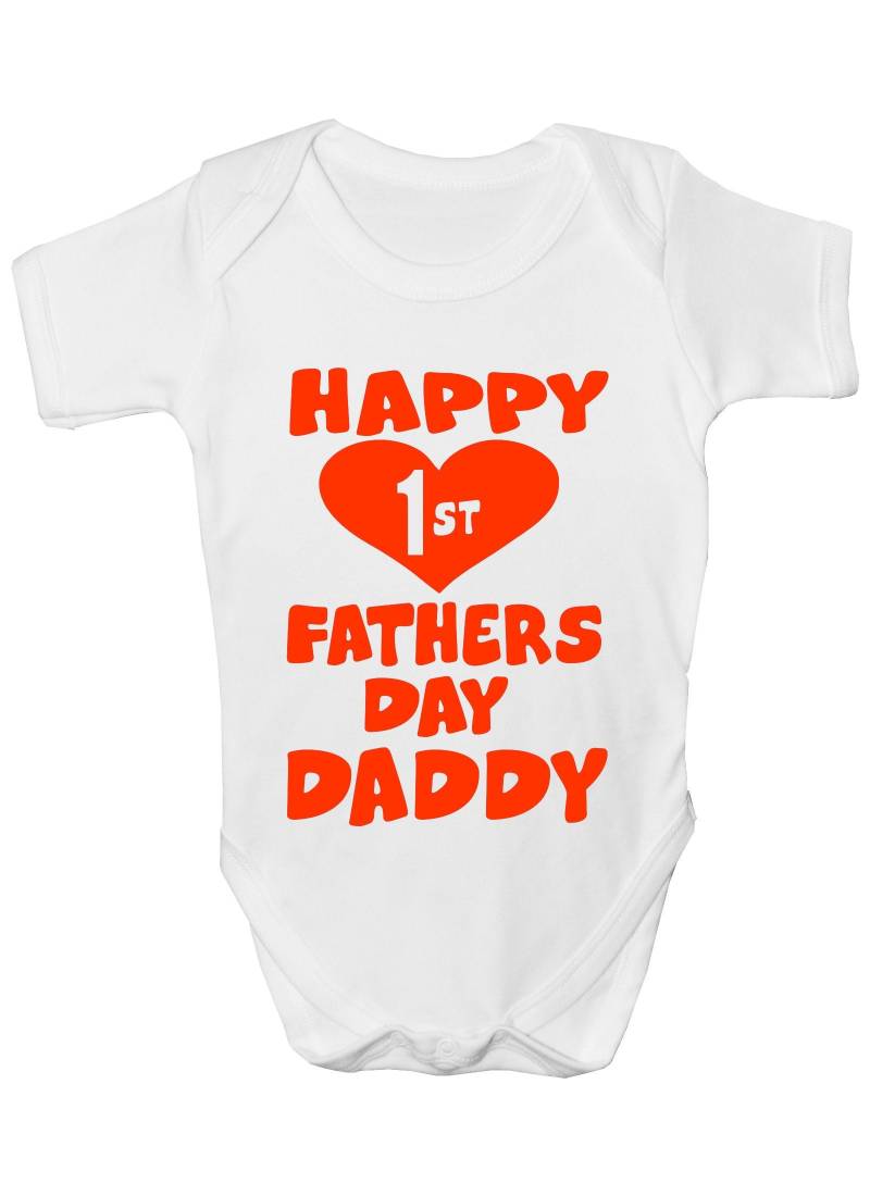 Happy 1St Father's Day Strampler Unisex Weste Aus Baumwolle von Etsy - Print4ustore