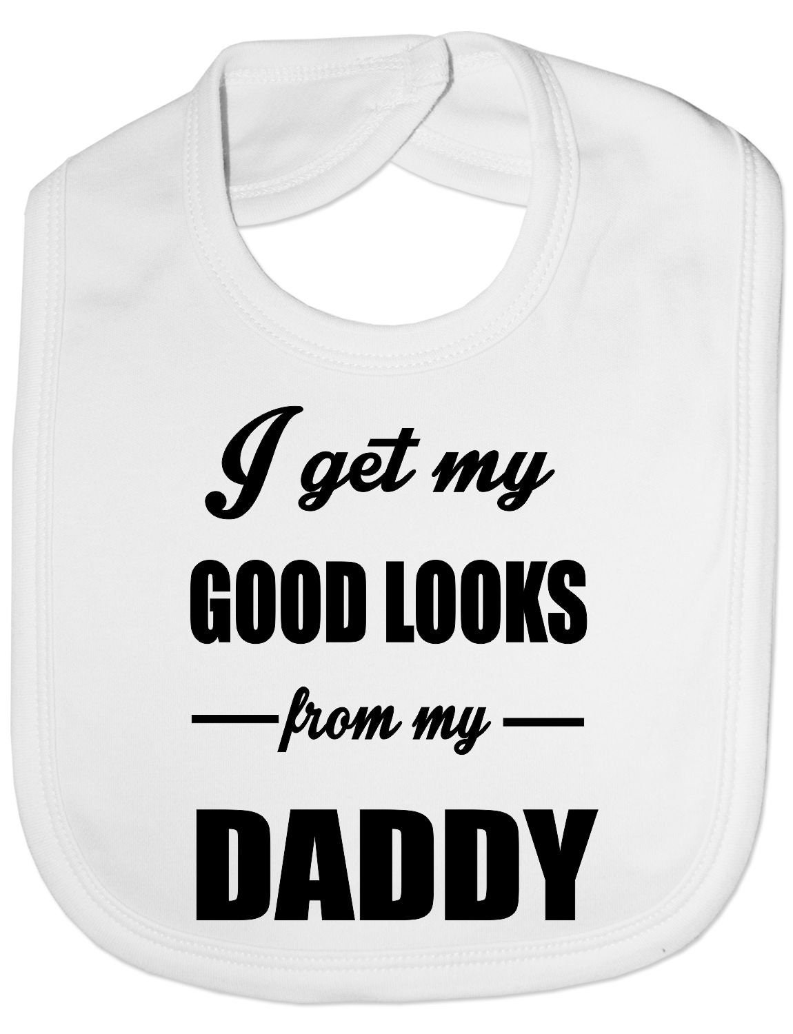 Ich Bekomme Gute Blicke Von Meinem Papa Lustige Fütterung Lätzchen Vorhanden von Etsy - Print4ustore