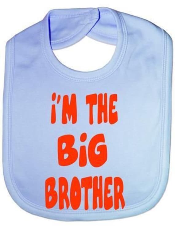 Ich Bin Der Große Bruder Lustige Baby Kleinkind Neugeborenen Lätzchen Geschenk von Etsy - Print4ustore