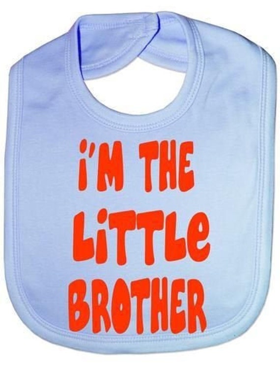 Ich Bin Der Kleine Bruder Lustige Baby Kleinkind Neugeborenen Lätzchen Geschenk von Etsy - Print4ustore
