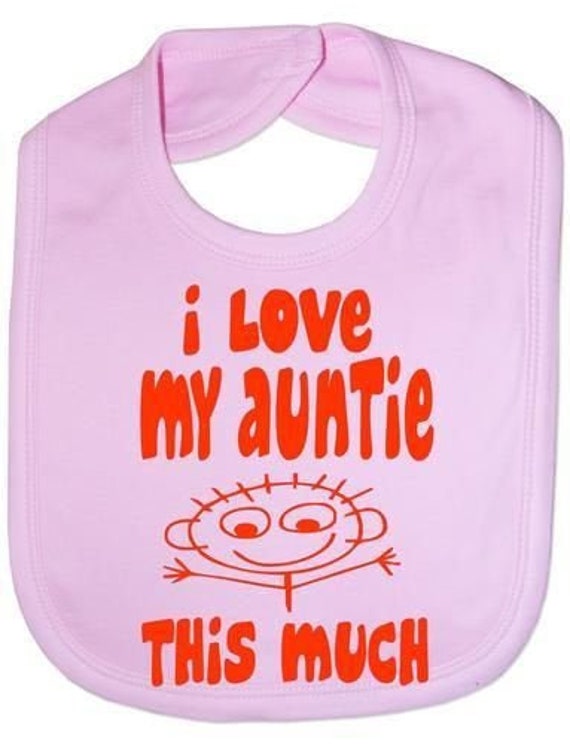 Ich Liebe Meine Tante Diese Viel Lustige Baby Kleinkind Neugeborenen Lätzchen Geschenk von Etsy - Print4ustore