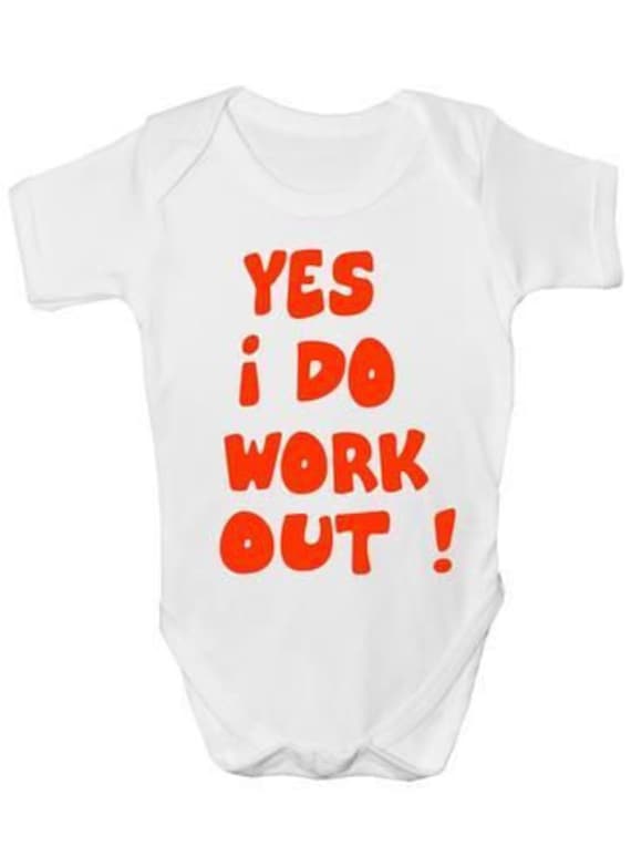Ja, Ich Arbeite Baby Body Weste Kleidung Lustiges Geschenk von Etsy - Print4ustore