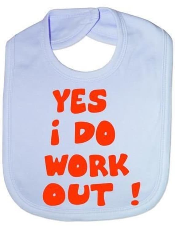 Ja, Ich Arbeite Lustig Baby Kleinkind Neugeborenel Lätzchen Geschenk von Etsy - Print4ustore