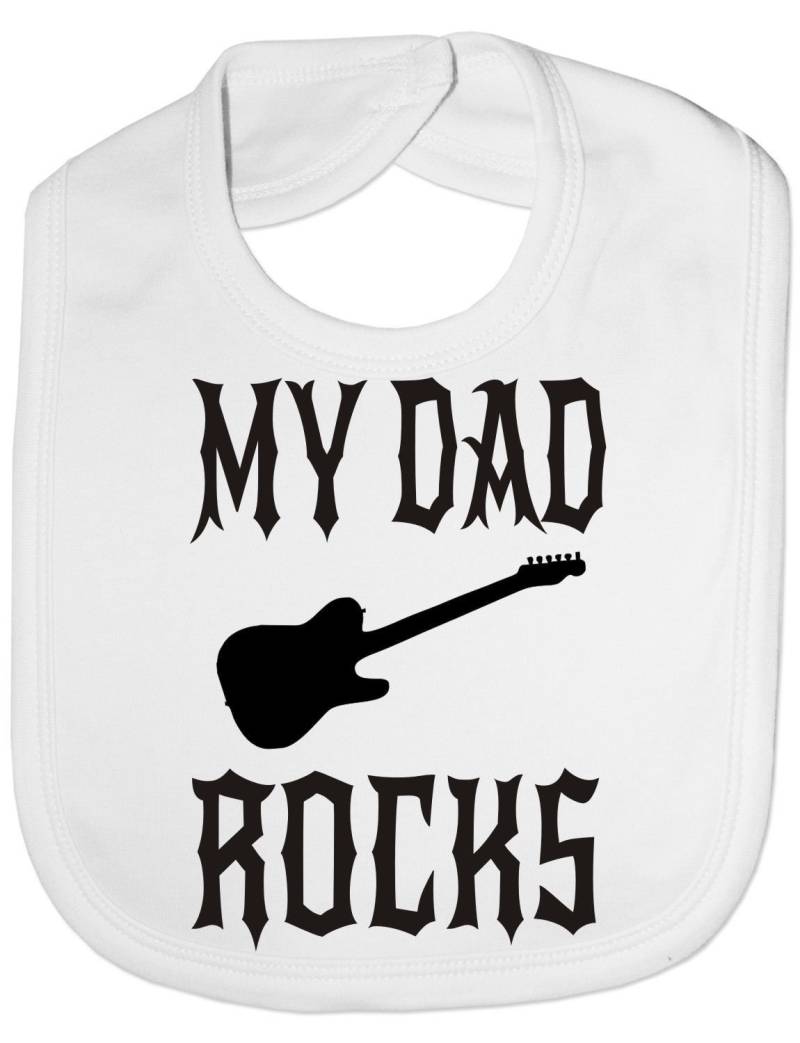 Mein Vater Rockt Lustige Baby Kleinkind Neugeborene Lätzchen Geschenk von Etsy - Print4ustore