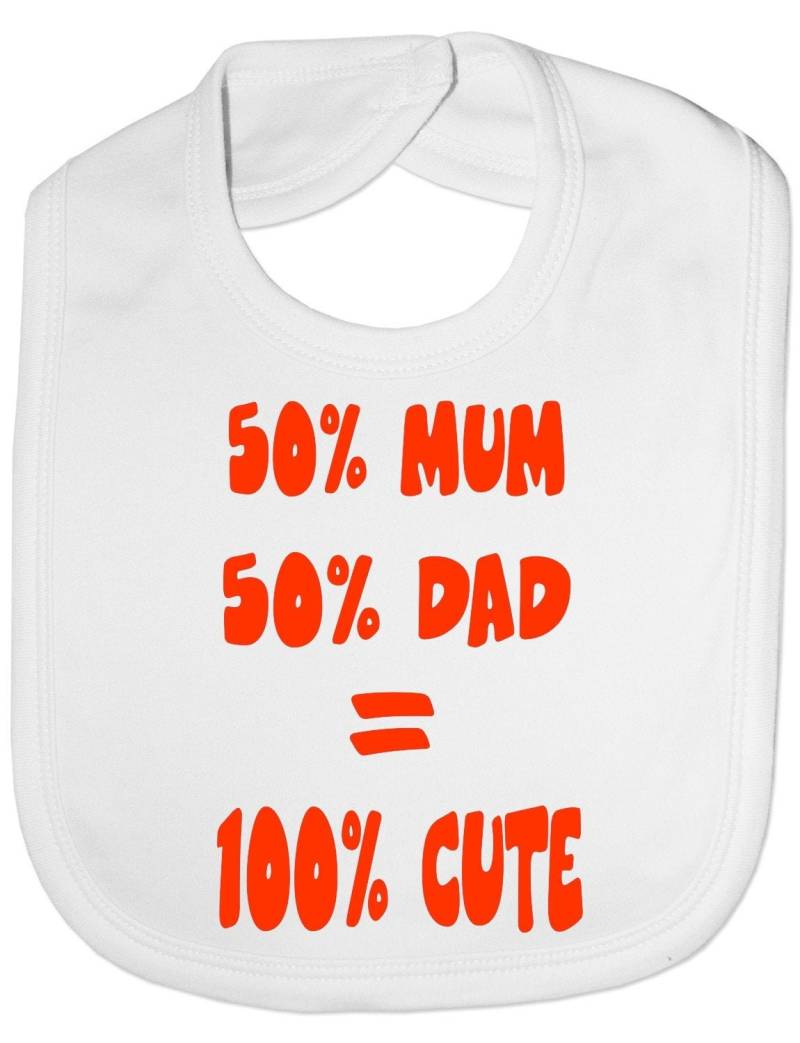 Print4U 50 Prozent Mama Papa Lustige Baby Fütterung Lätzchen Geschenk von Etsy - Print4ustore