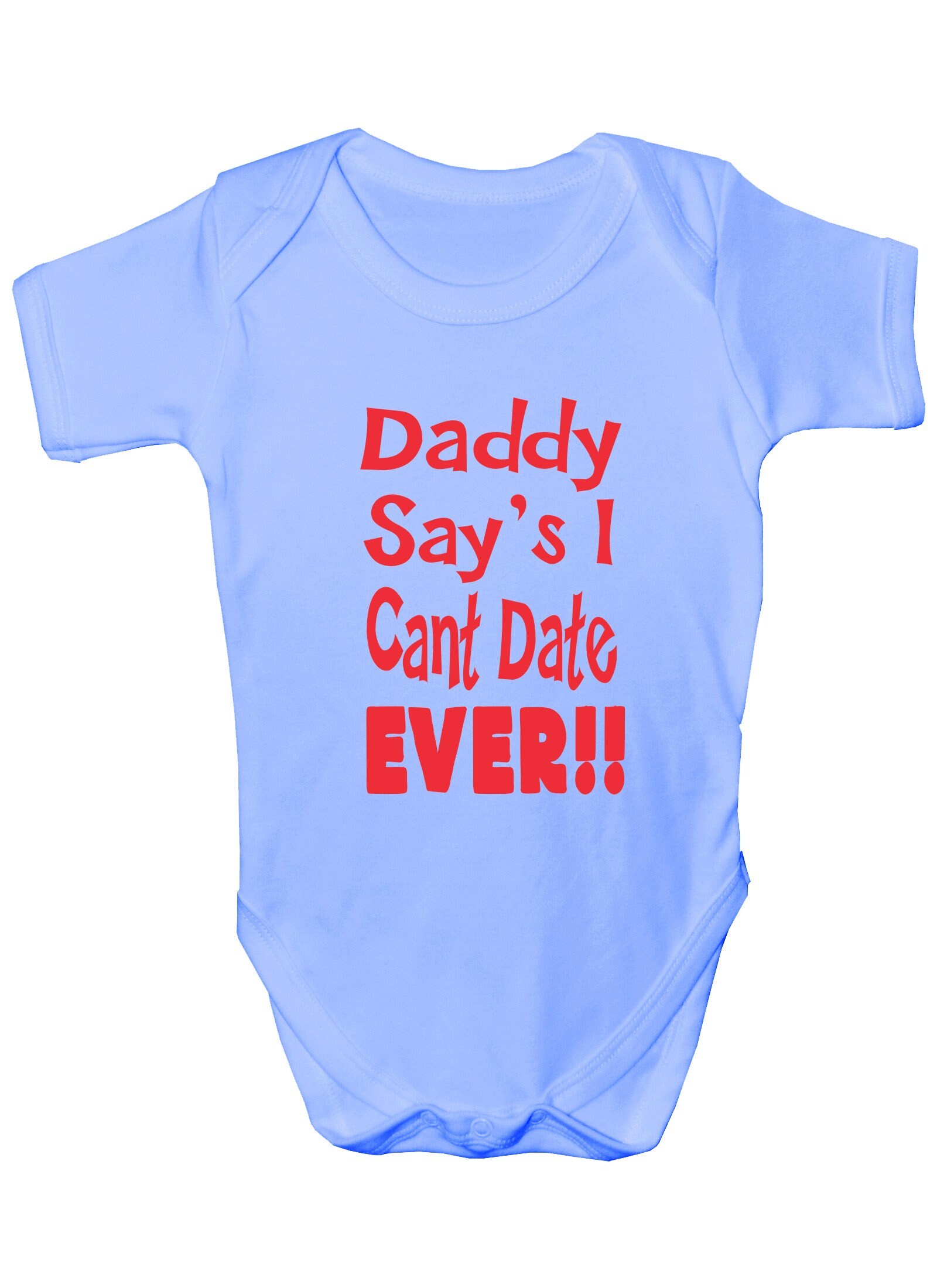 Print4U Daddy Sagt, Ich Kann Nicht Datum Jemals Lustige Babygrow Body Geschenk von Etsy - Print4ustore