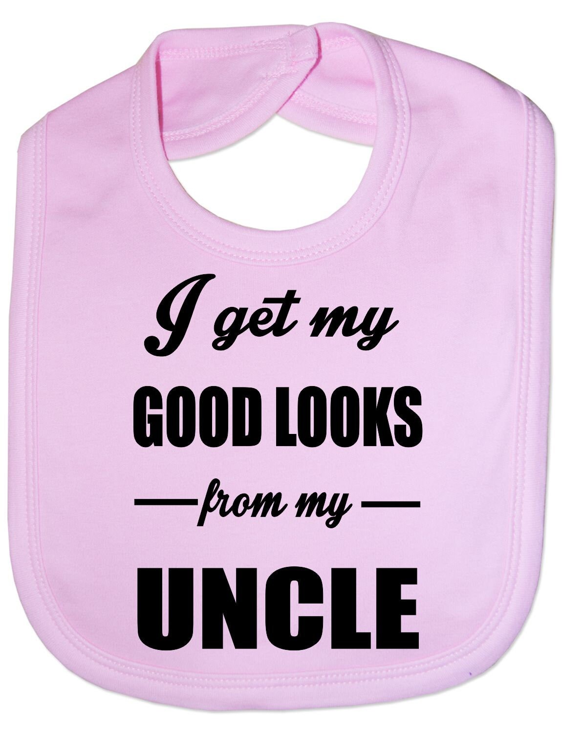 Print4U Ich Bekomme Gute Blicke Von Meinem Onkel Lustige Fütterung Lätzchen Vorhanden von Etsy - Print4ustore