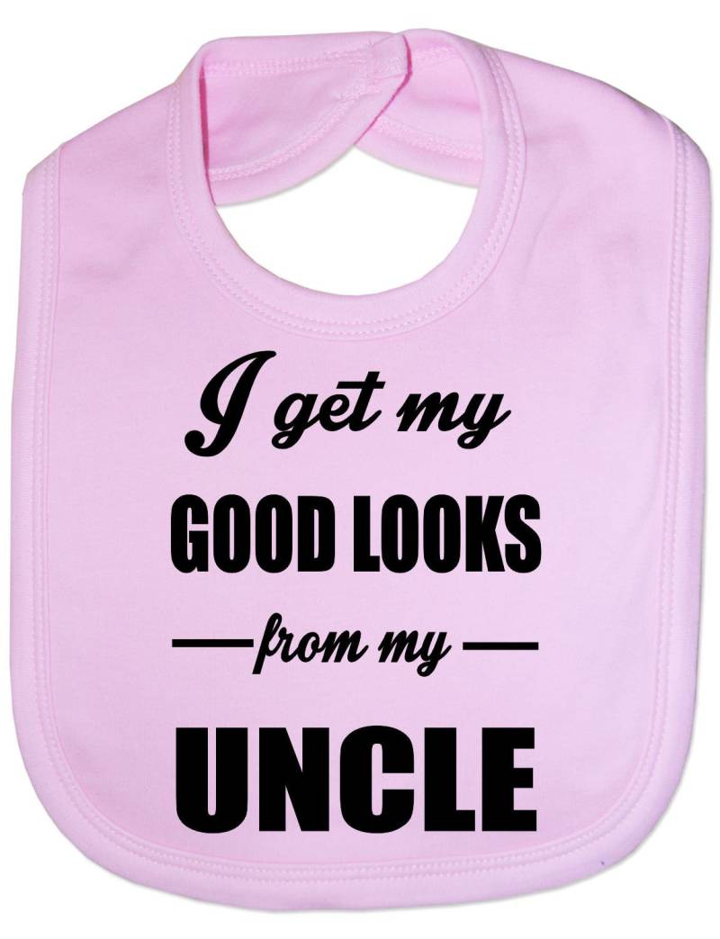 Print4U Ich Bekomme Gute Blicke Von Meinem Onkel Lustige Fütterung Lätzchen Vorhanden von Etsy - Print4ustore