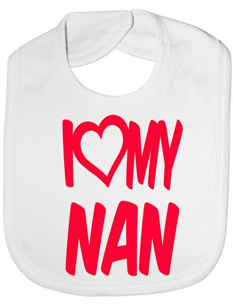 Print4U Ich Liebe Meine Nan Jungen Mädchen Baby Fütterung Lätzchen Geschenk Eine Größe von Etsy - Print4ustore