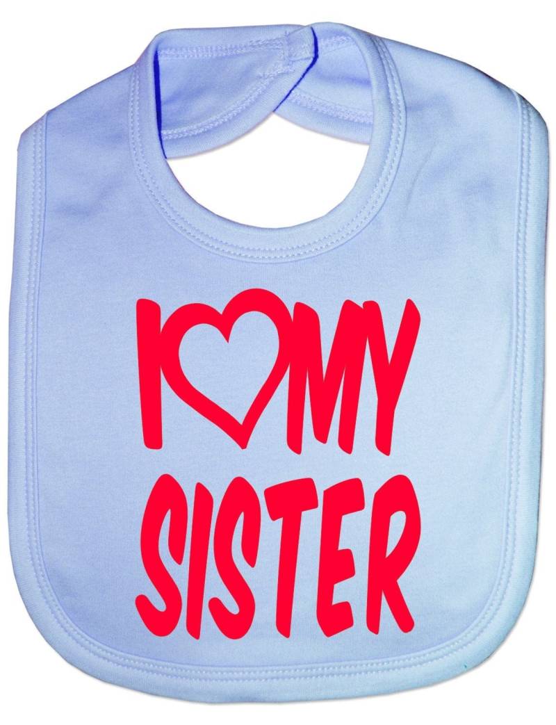 Print4U Ich Liebe Meine Schwester Jungen Mädchen Baby Fütterung Lätzchen Geschenk Eine Größe von Etsy - Print4ustore