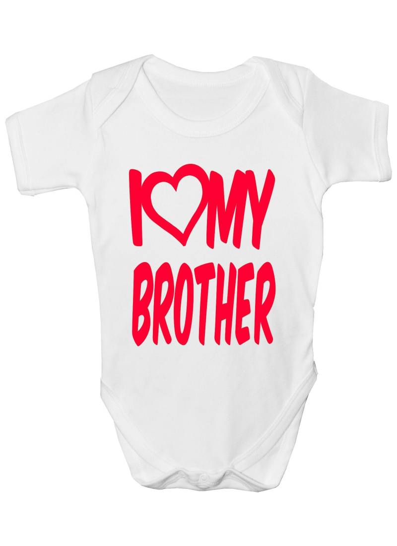 Print4U Ich Liebe Meinen Bruder Jungen Mädchen Baby Babygrow Geschenk von Etsy - Print4ustore