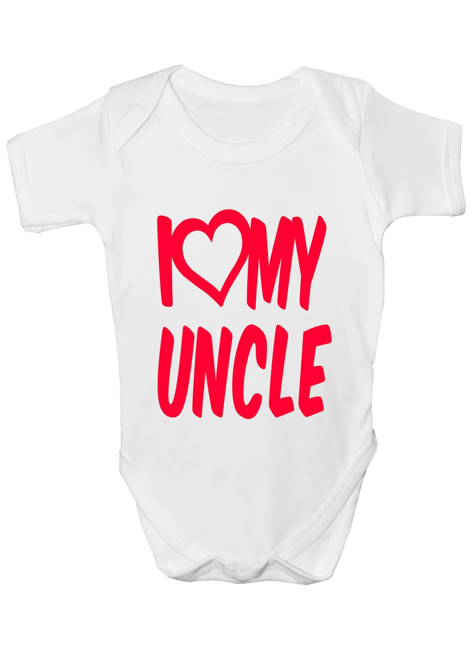 Print4U Ich Liebe Meinen Onkel Jungen Mädchen Baby Babygrow Geschenk von Etsy - Print4ustore
