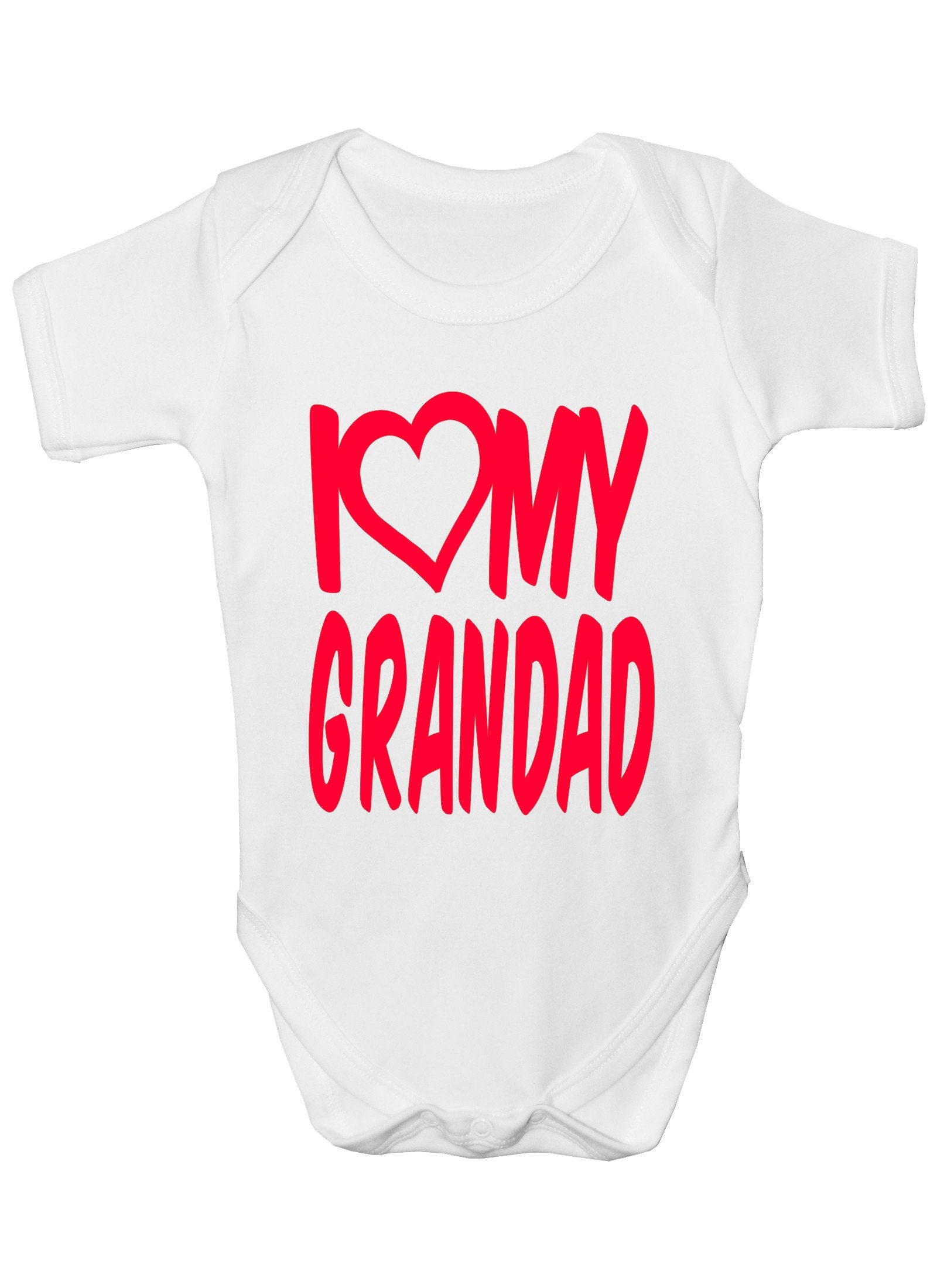 Print4U Ich Liebe Meinen Opa Jungen Mädchen Baby Babygrow Geschenk von Etsy - Print4ustore