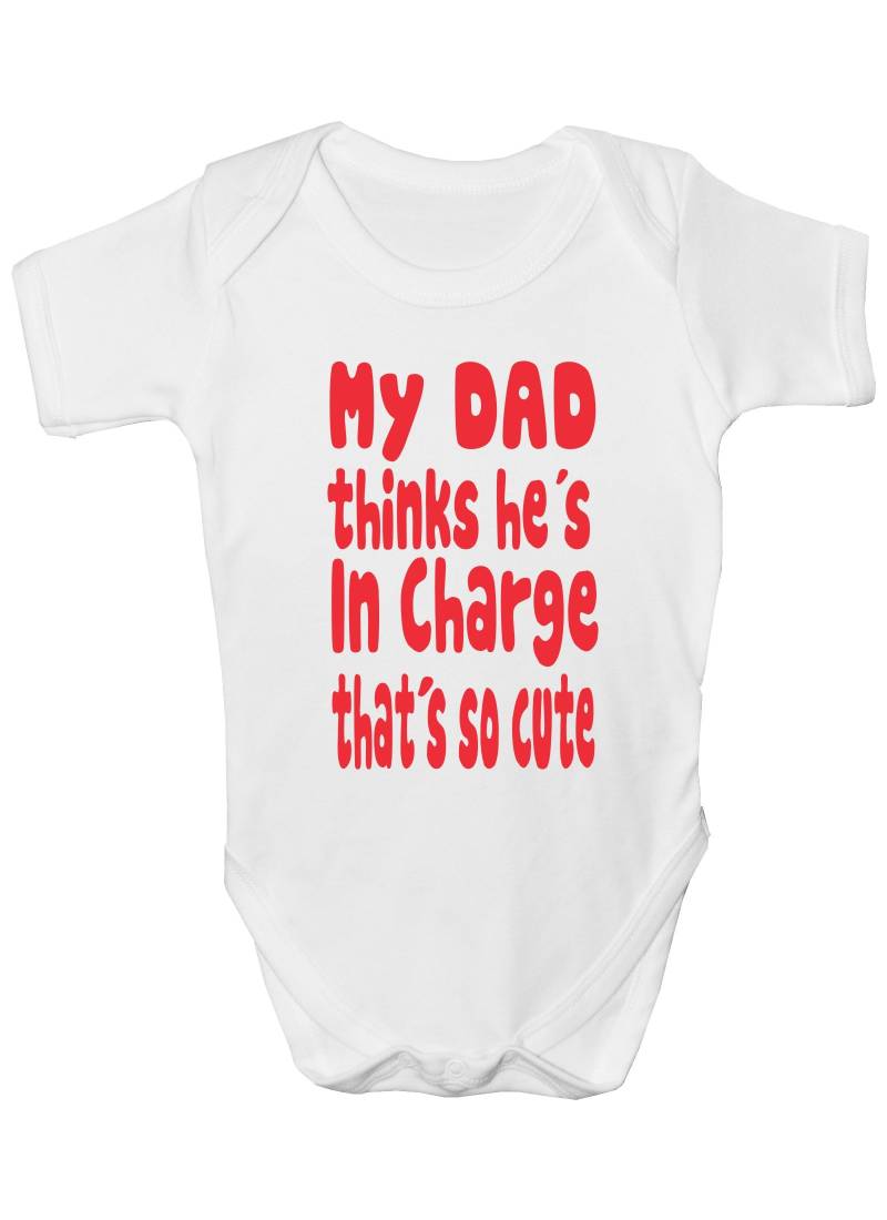 Print4U Mein Vater Denkt, Er Ist in Charge Lustige Babygrow Body Geschenk von Etsy - Print4ustore
