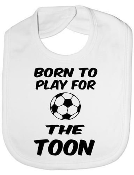 Print4U Unisex Babys Geboren Toon Newcastle Baby Lätzchen Zu Spielen von Etsy - Print4ustore