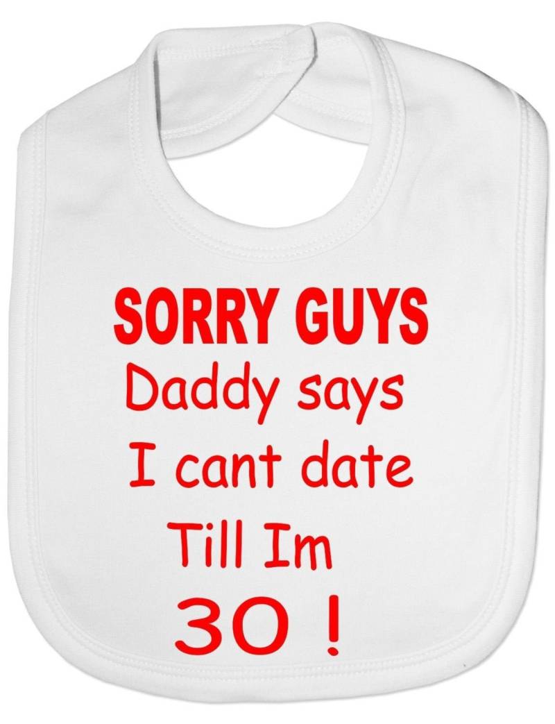 Sorry Daddy Sagt, Kann Nicht Datum Lustige Baby Kleinkind Neugeborenen Lätzchen Geschenk von Etsy - Print4ustore