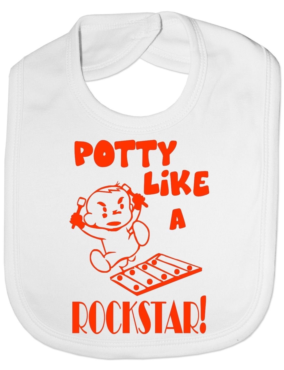 Töpfchen Wie Ein Rock Star Lustige Baby Kleinkind Neugeborenel Lätzchen Geschenk von Etsy - Print4ustore