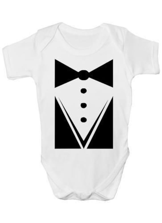 Tuxedo Baby Body Weste Kleidung Lustiges Geschenk von Etsy - Print4ustore