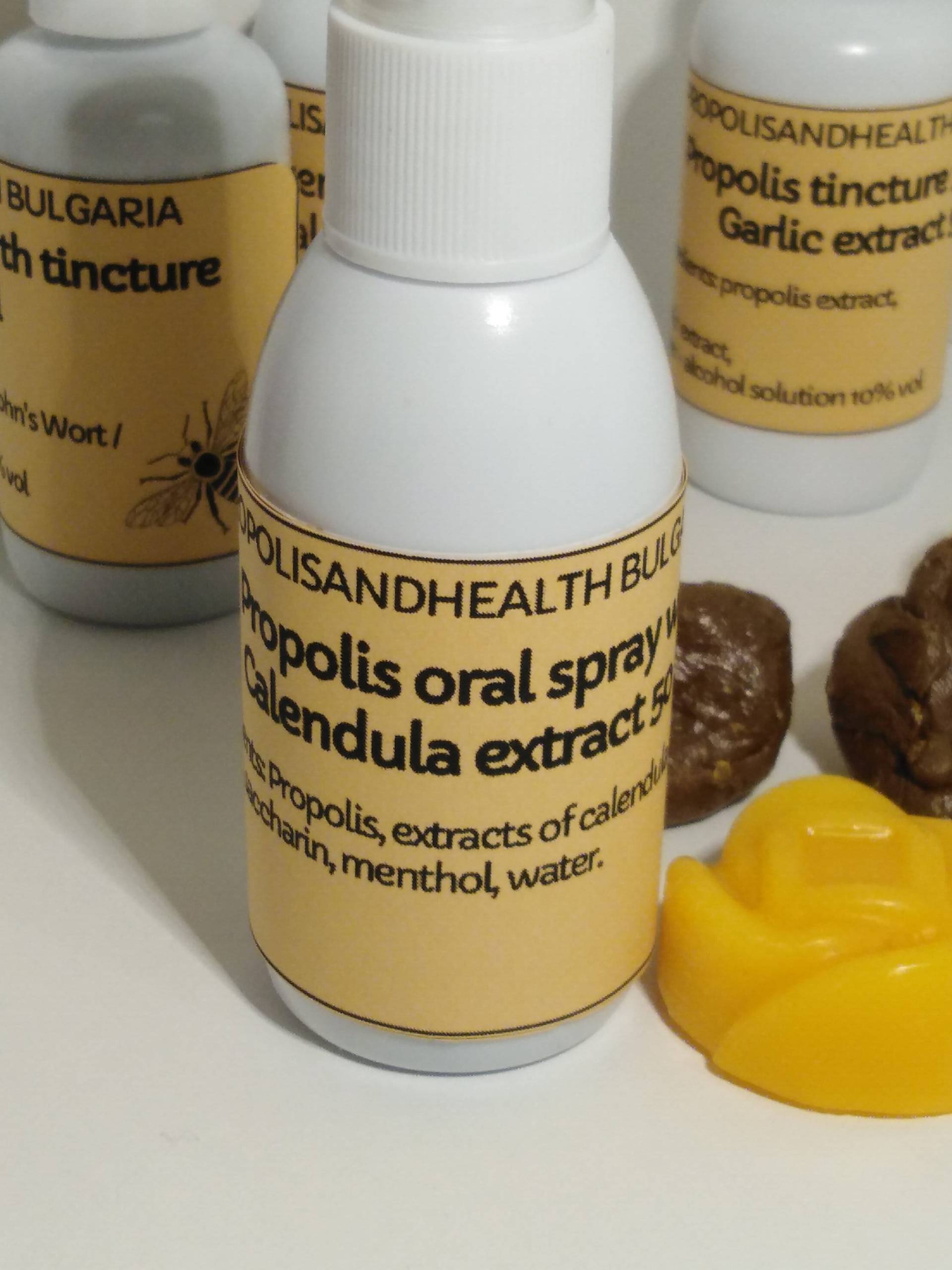 Calendula -Propolis Halsspray 50Ml, Mundspray Mit Salbei Und Menthol von Etsy - PropolisandHealth
