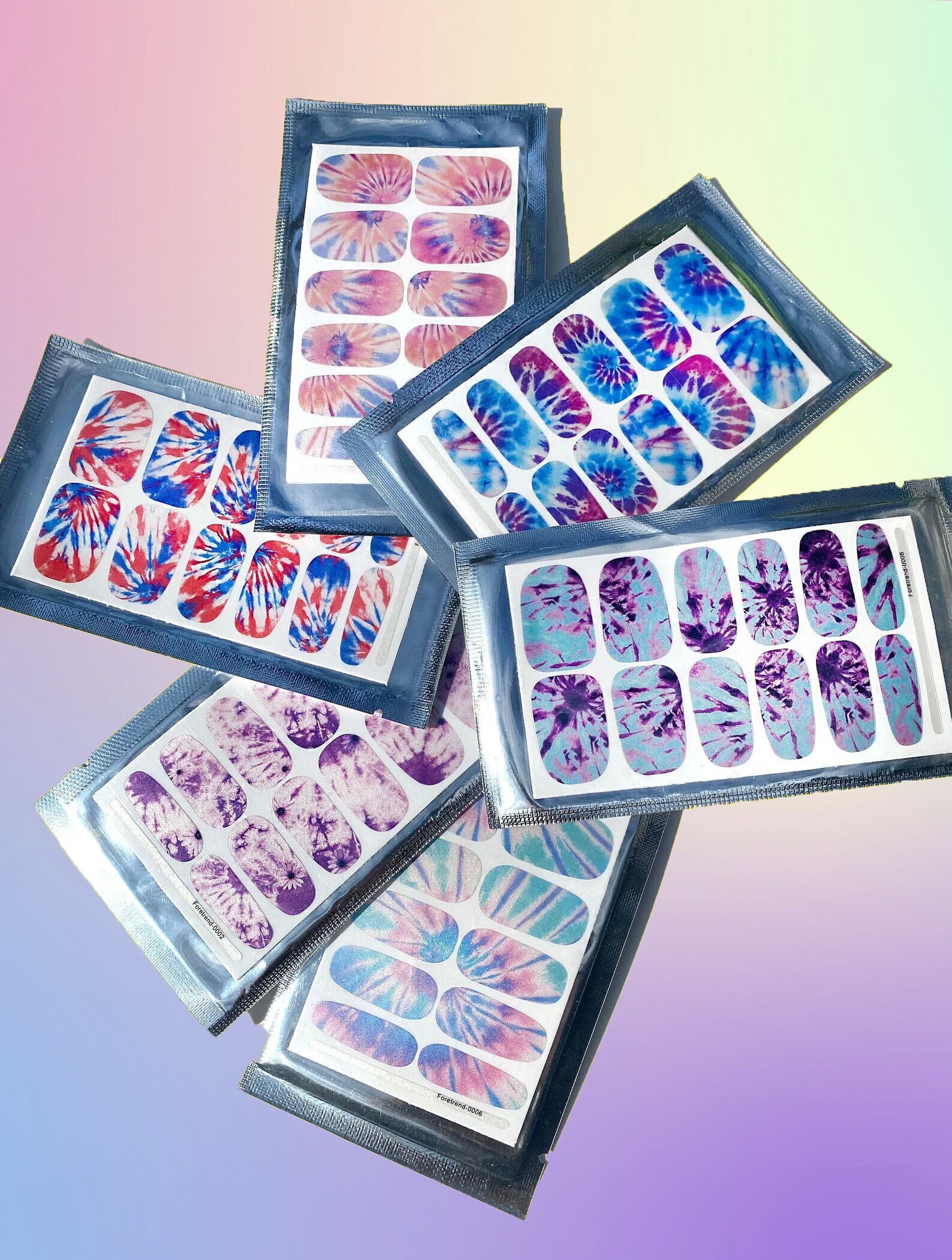Tie - Dye Territory Nagelfolien Tie - Dye Territory Nagelfolien von Etsy - PastiqueDream