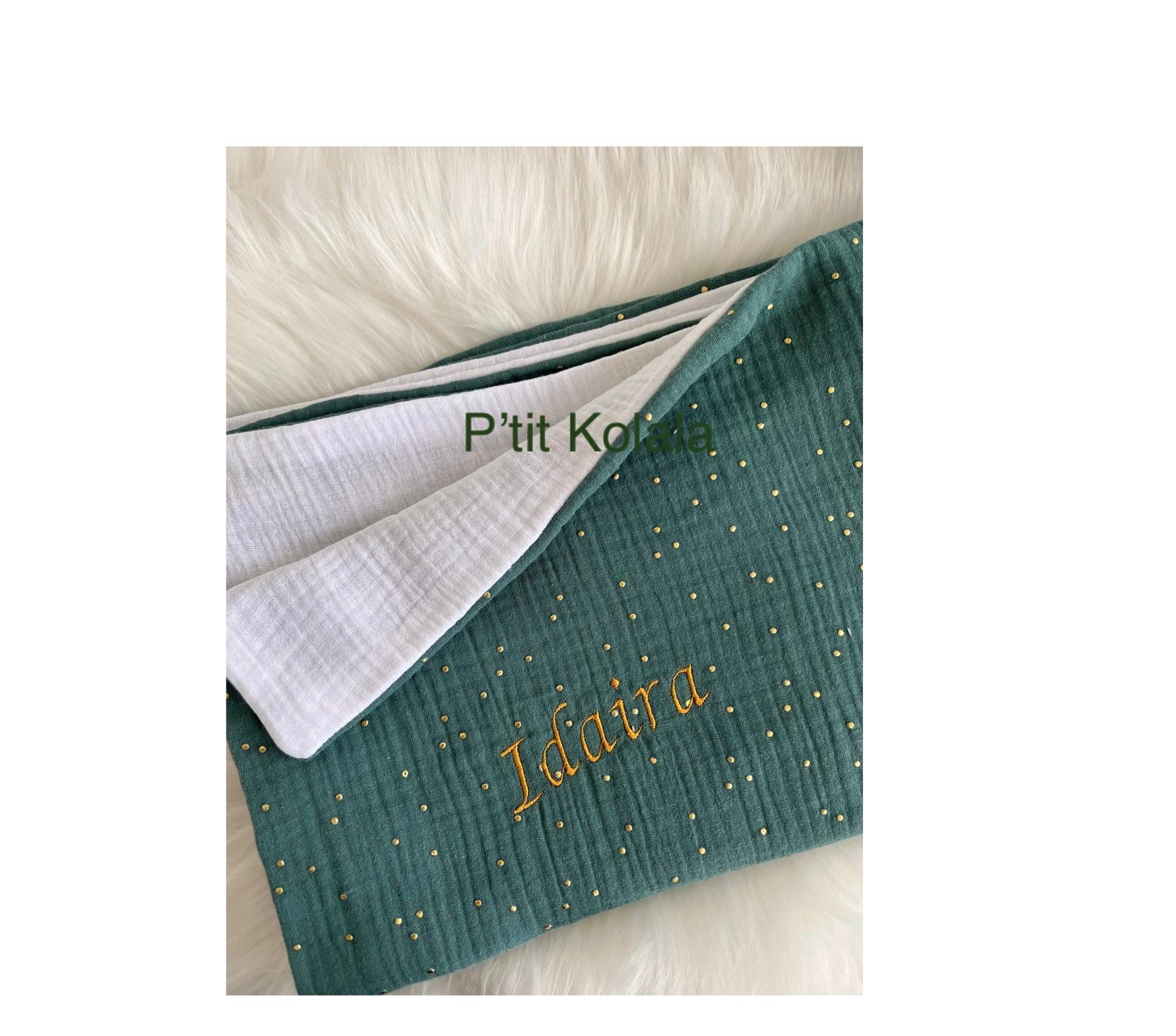 Personalisierte Babydecke Gefütterte/Baumwollgazedecke Decke Baumwollgaze von Etsy - PtitKolala