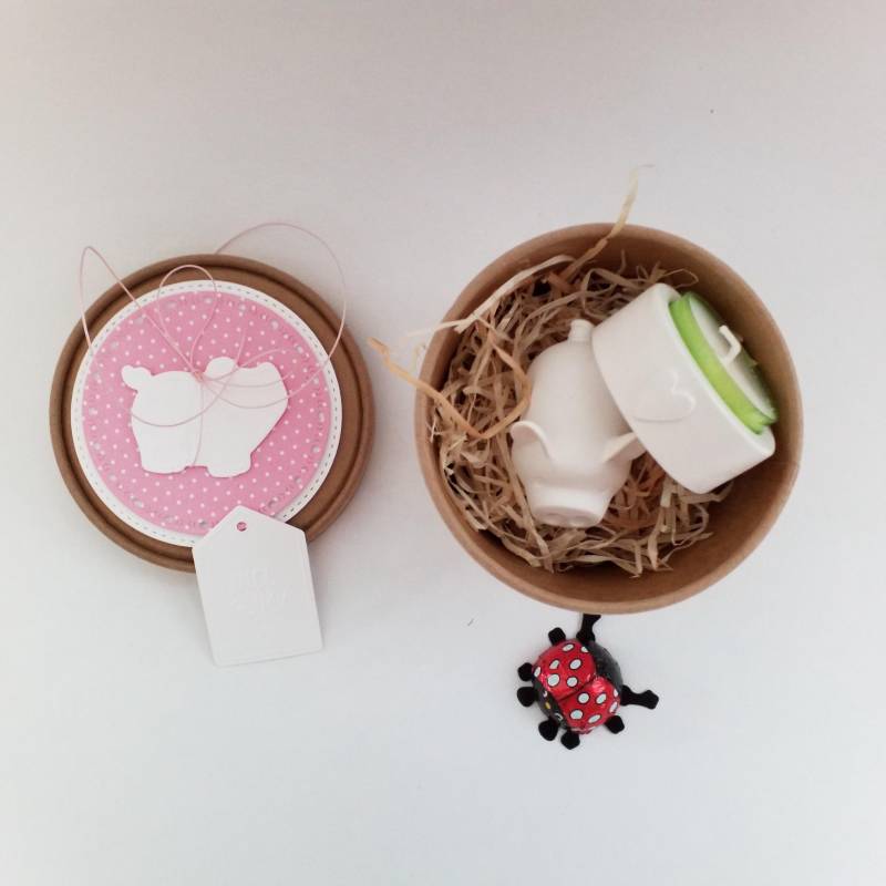 Glück To Go Schweinchen Im Becher, Teelicht von Etsy - Pueppipapp