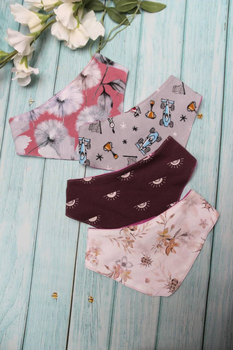 Baby Halstücher, Sabberlatz, Lätzchen Aus Jersey von Etsy - PunkyDotsDesign