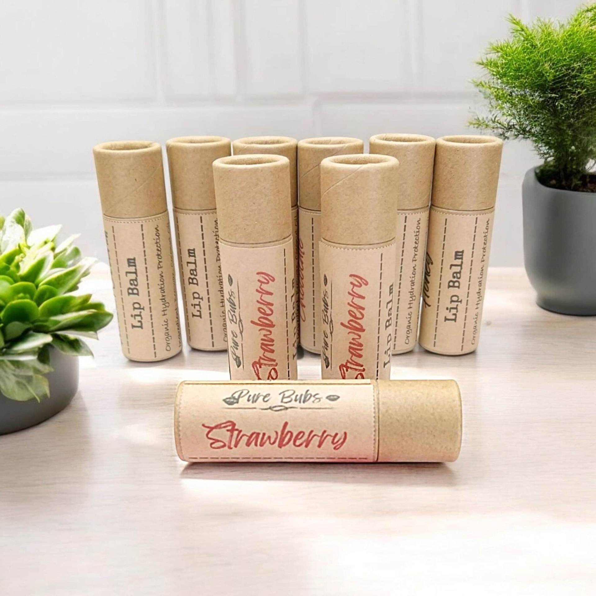 Erdbeere Natürlicher Lippenbalsam, Bio-Self Care Mit Kakaobutter, Veganer Lippenbalsam Erdbeere Natürlicher Lippenbalsam, Bio-Self Care Mit Kakaobutter, Veganer Lippenbalsam von Etsy - PurebubsCreations