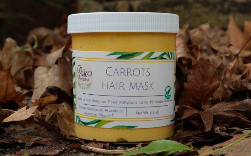 Feuchtigkeitsspendende Karotte Haarmaske, Fördert Das Haarwachstum Und Schützt Sie Vor Vorzeitiger Vergrauung von Etsy - Purenaturalbrand